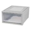 Iris 31 Qt. 1 Drawer Stackable Storage, Gray (762016482460) -Bostich Shop sp59579456 s7