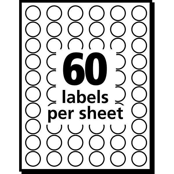 Avery Hand Written Color Coding Labels, 1/2" Dia., Neon Green, 60/Sheet, 14 Sheets/Pack (5052) 3 Avery Hand Written Color Coding Labels, 1/2" Dia., Neon Green, 60/Sheet, 14 Sheets/Pack (5052)