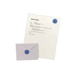 Avery Easy Peel Laser/Inkjet Color Coding Labels, 1 1/4" Dia, Light Blue, 8 Labels/Sheet, 50 Sheets/Pack (5496) -Bostich Shop sp75154919 s7