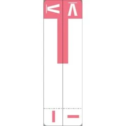 Medical Arts Press® I And V Name Labels, Pink, Smead® Alpha-Z® Compatible