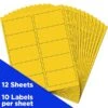 JAM Paper Laser/Inkjet Shipping Address Labels, 2" X 4", Yellow, 10 Labels/Sheet, 12 Sheets/Pack (302724410) 1 JAM Paper Laser/Inkjet Shipping Address Labels, 2" X 4", Yellow, 10 Labels/Sheet, 12 Sheets/Pack (302724410) -Bostich Shop sp90422666 s7