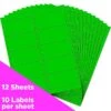 JAM Paper Laser/Inkjet Shipping Labels, 2" X 4", Neon Green, 10 Labels/Sheet, 12 Sheets/Pack, 120 Labels/Pack (354328017) 1 JAM Paper Laser/Inkjet Shipping Labels, 2" X 4", Neon Green, 10 Labels/Sheet, 12 Sheets/Pack, 120 Labels/Pack (354328017) -Bostich Shop sp90422766 s7