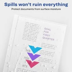 Avery Heavy Weight Sheet Protectors, Heavyweight, 8-1/2" X 11", Clear, 12/Pack (72611) -Bostich Shop sp97075750 s7