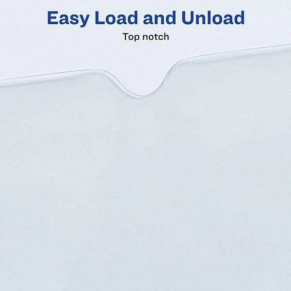 Avery Heavy Weight Sheet Protectors, 4" X 6", Clear, 10/Pack (74806) 5 Avery Heavy Weight Sheet Protectors, 4" X 6", Clear, 10/Pack (74806) - Image 3